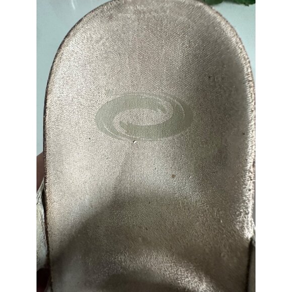 Snake Print Sandals With Adjustable Strap & Cork Sole - Picture 3 of 7